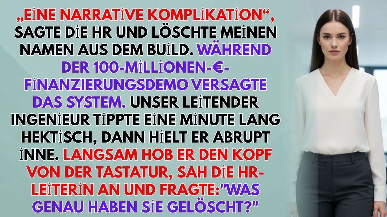 Die Personalabteilung löschte meinen Zugang – ich leitete ihren 100 Mio. € Zusammenbruch ein
