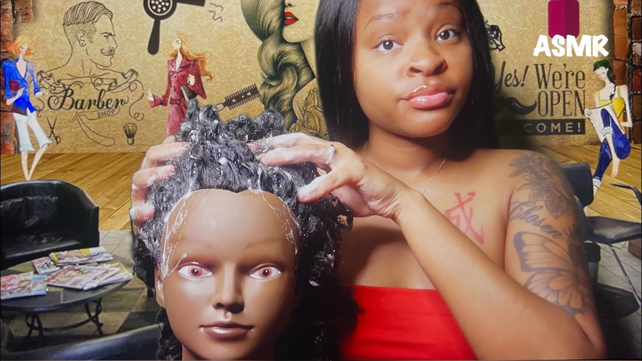 ASMR | Ghetto Hair Salon Wash Role Play! 🫧