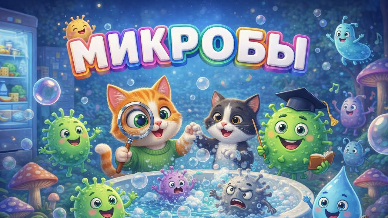 Микробы 🧼 Детская Песня