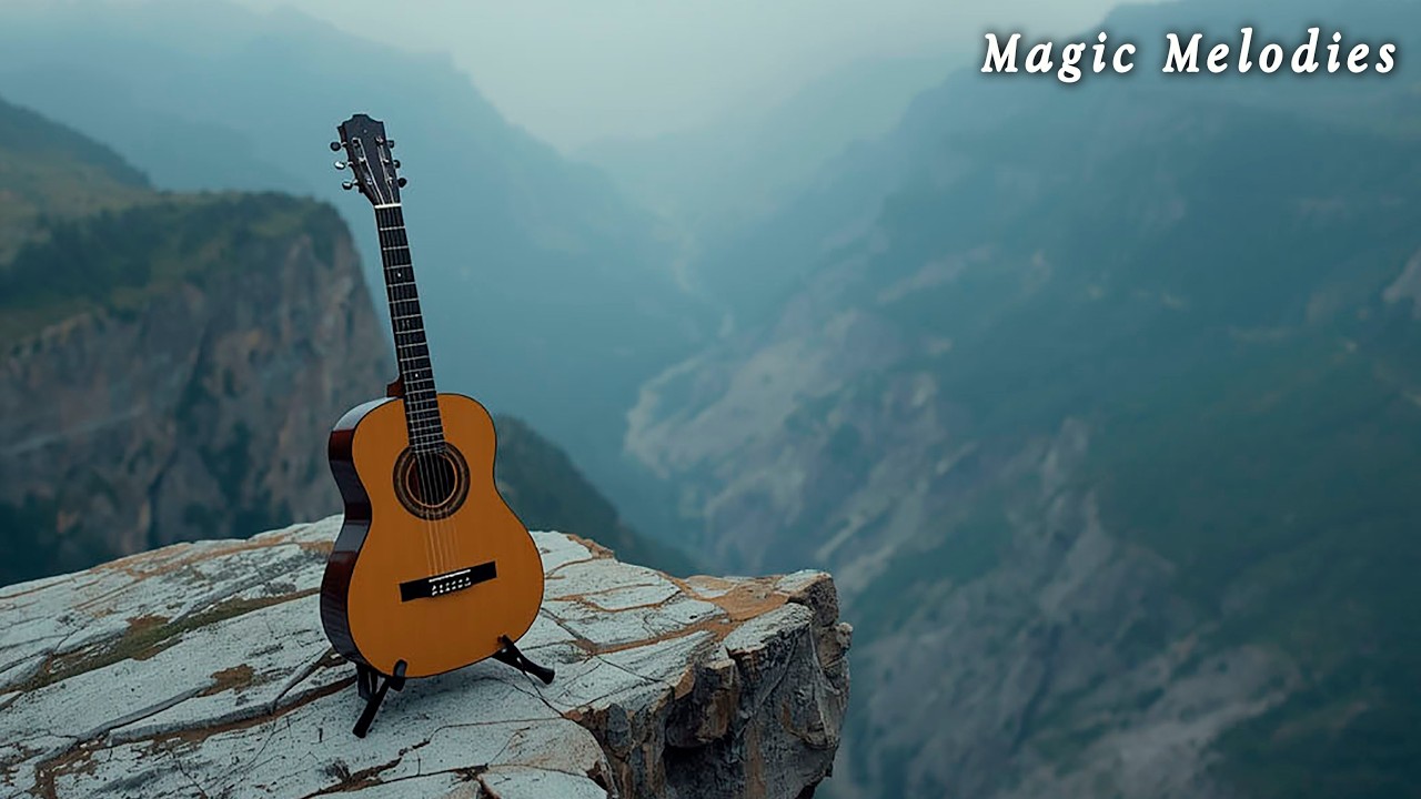 Soft Guitar Above the Valley | Gentle Romantic Melodies for Calm & Sleep (2.5 Hours)
