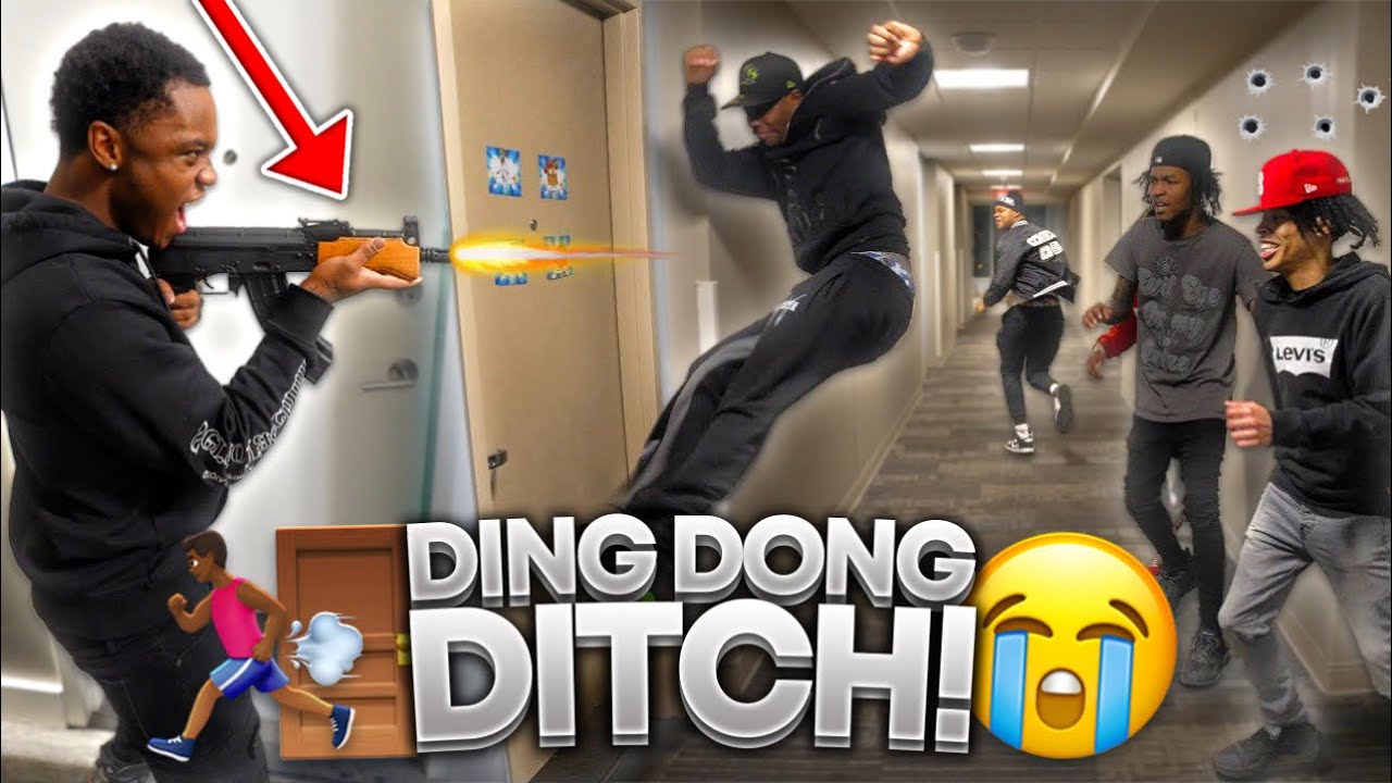 EXTREME DING DONG DITCH PART 7!! *COLLEGE EDITION* (GONE WRONG)