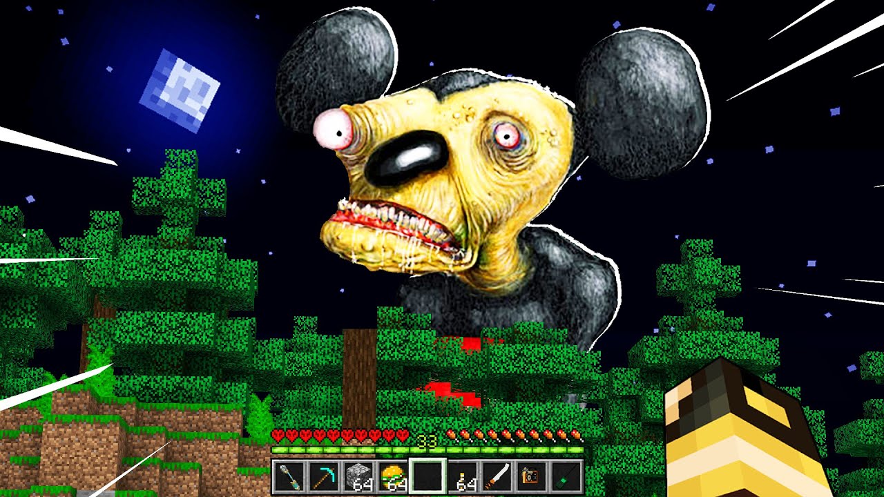 HO INCONTRATO TOPOLINO NEL MIO MONDO DI MINECRAFT!!