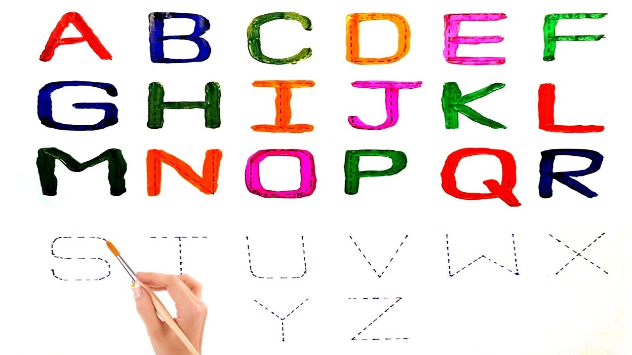 Alphabets tracing video | Easy letter tracing |step by step letter tracing |How to write ABC |A to Z