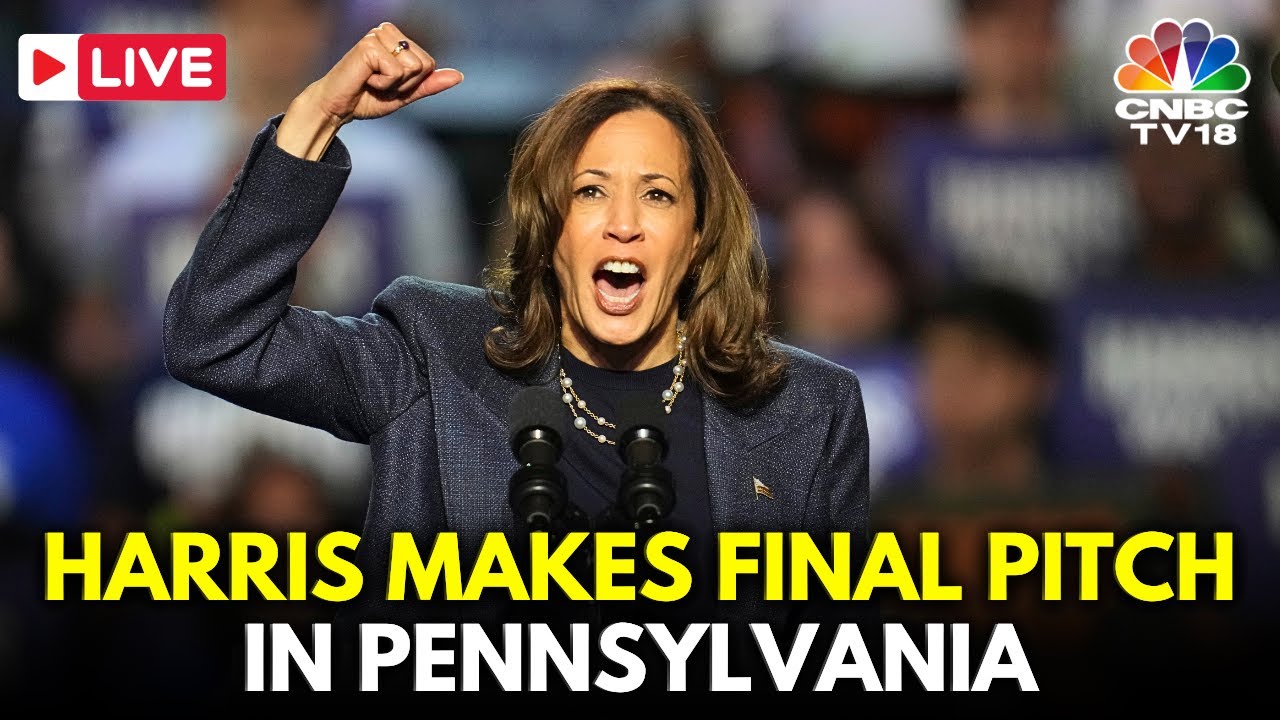 Kamala Harris LIVE: Harris Final Day of Campaigning in Battleground Pennsylvania | Trump Live | N18G