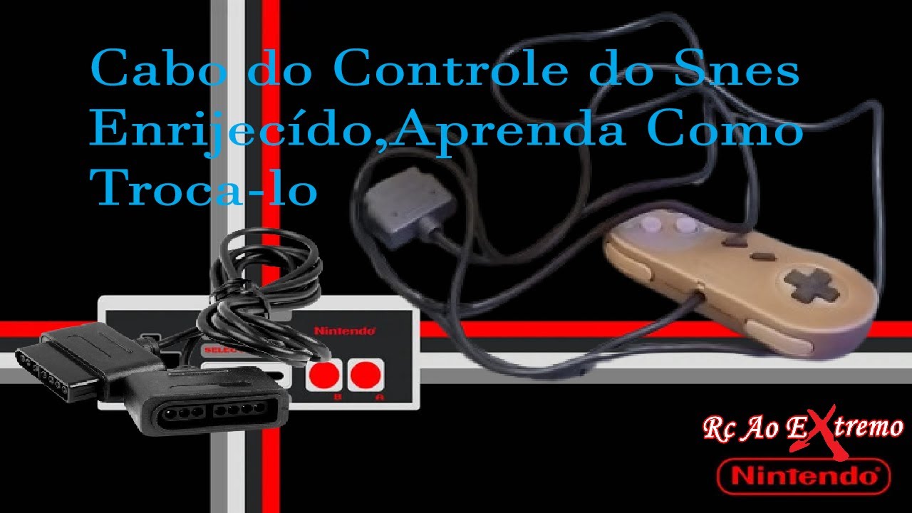 Cabo do Controle do Snes Enríjecido,Veja Como Fazer //RcAoExtremo