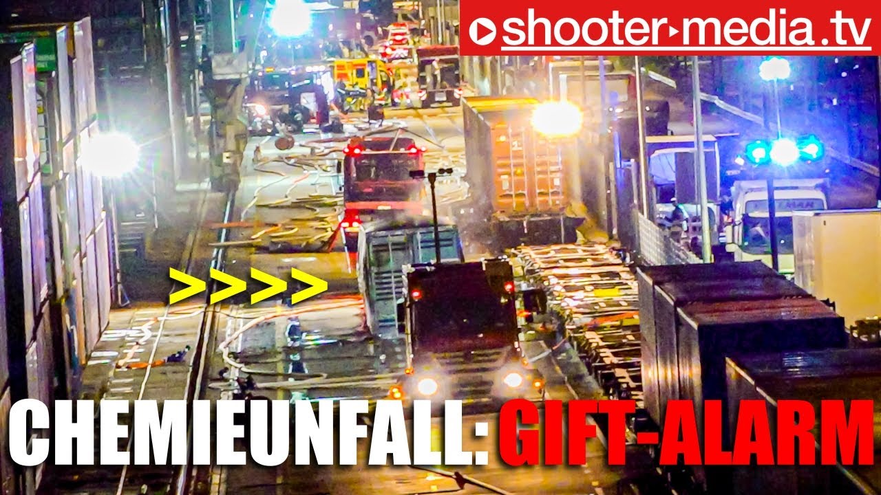 ❌  Chemieunfall - Gift-Alarm - 16 verletzte Polizisten  ❌ | 🚒  Feuerwehr Gro&szlig;einsatz  🚒