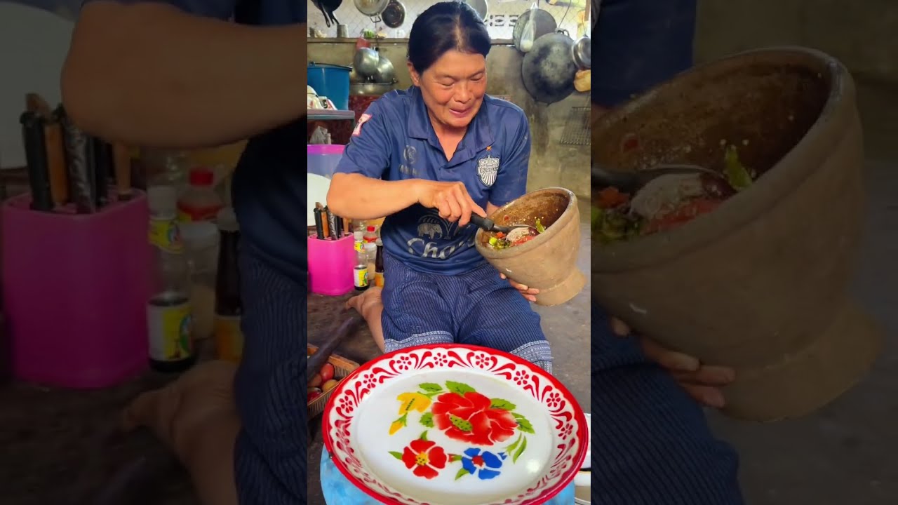 ตำถั่วกุ้งสด แซ่บหลาย