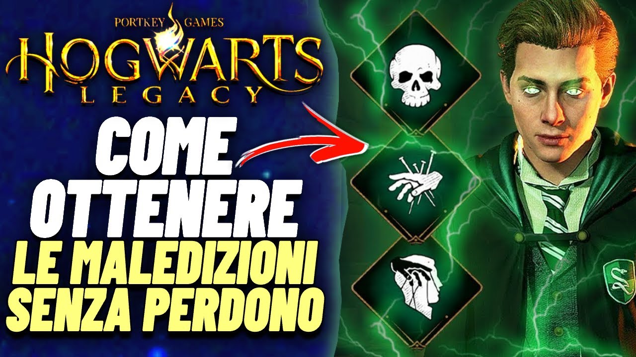 HOGWARTS LEGACY: GUIDA su COME ottenere le MALEDIZIONI SENZA PERDONO 🔥😱