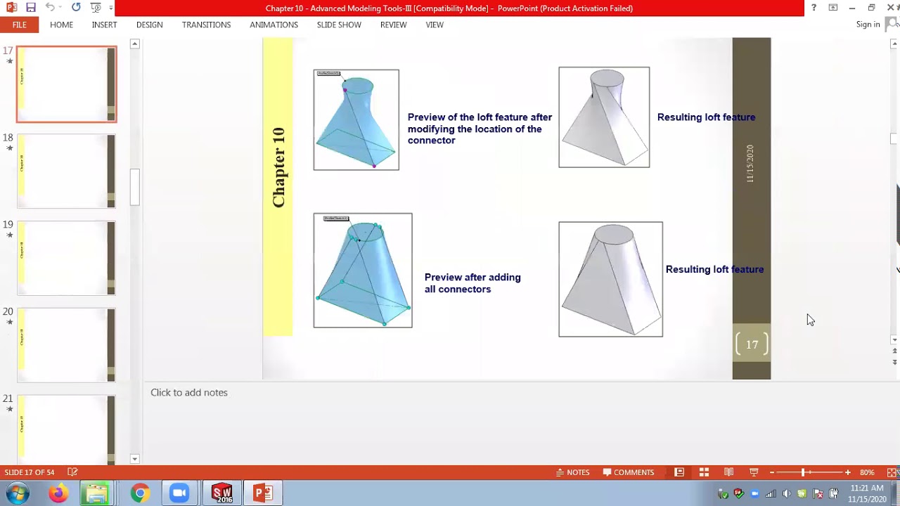 Loft, 3D Sketches and Curves in SolidWorks