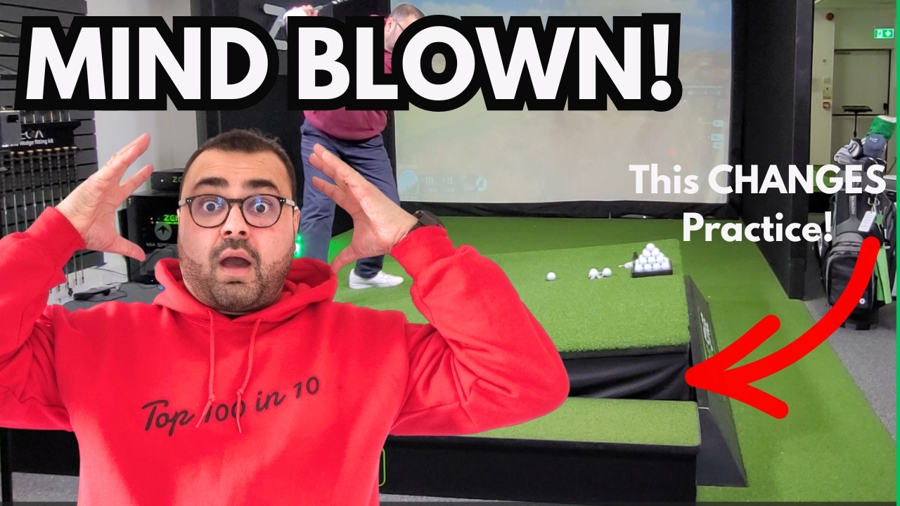 This Golf Simulator MOVES Like Real Links Golf Royal County Down on a Moving Floor!