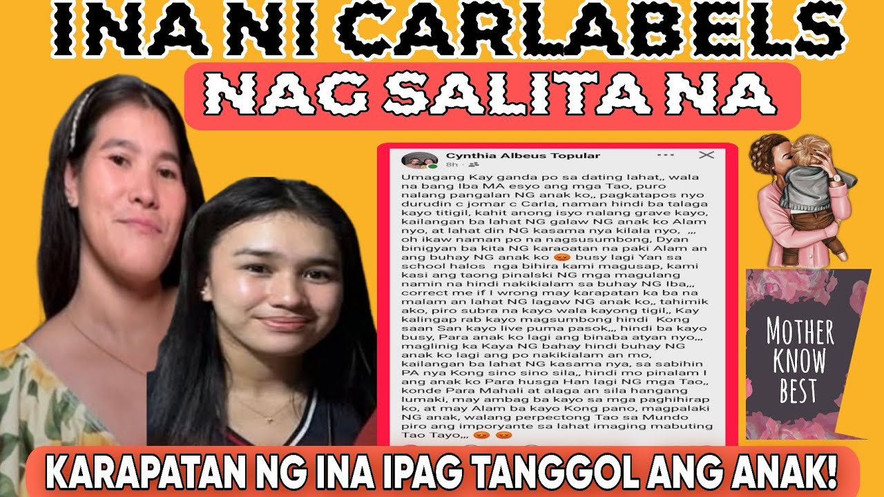 UNANG MASAKTAN ANG INA TLAGA KYA BANTYAN MO/NYO ANG SARILING ANAK O PAMILYA DI IBANG TAO BAYAD KABA?