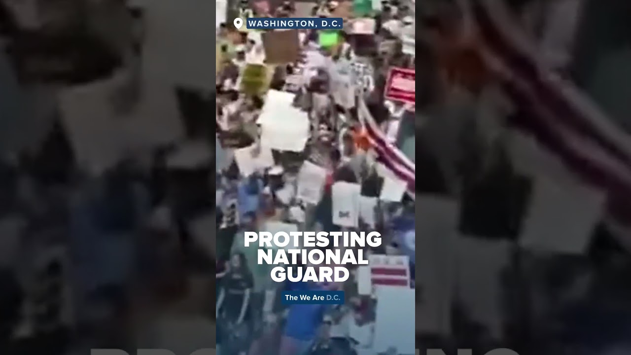 Thousands protest for a 'Free DC' on the fourth week of federal control in Washington