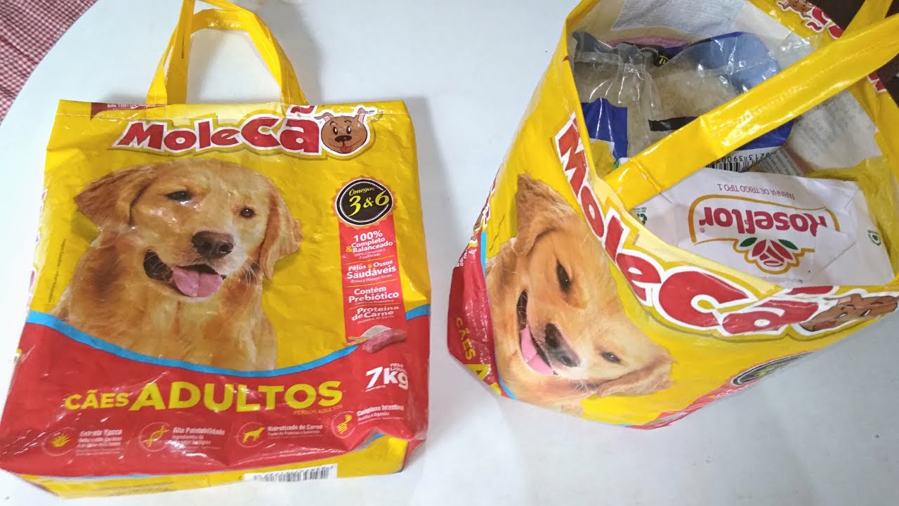 COMO FAZER UMA BOLSA RESISTENTE COM SACO DE RAÇÃO [PRESERVANDO O MEIO AMBIENTE]