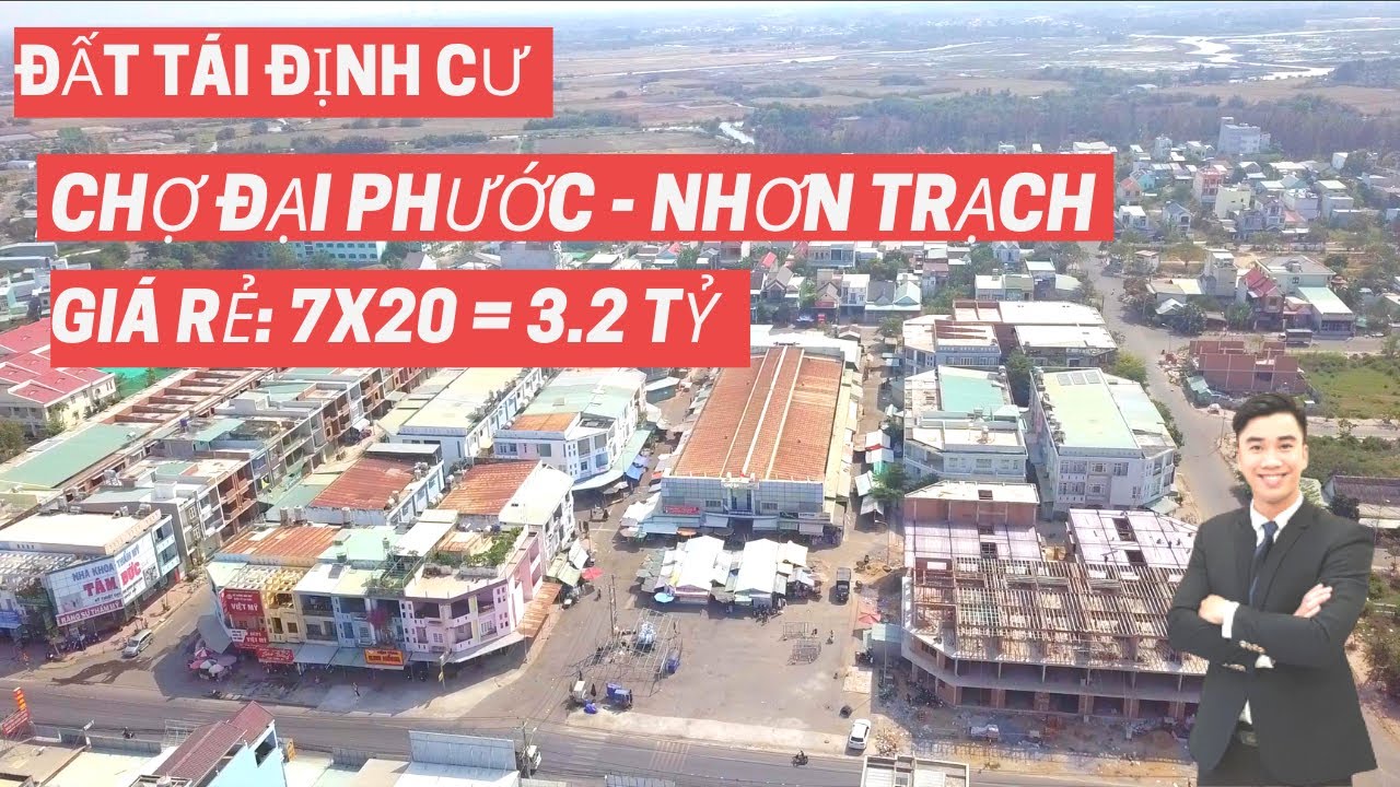 3tỷ2 Bán đất Tái Định Cư Chợ Đại Phước   Nhơn Trạch   Đồng Nai