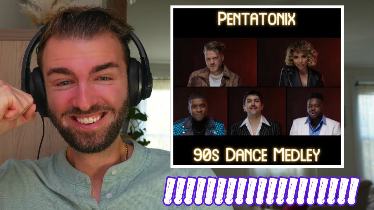 Первая реакция на | Pentatonix — танцевальное попурри 90-х |