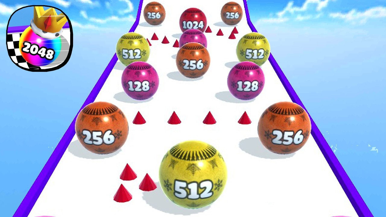 Ball Merge 2048 - All Levels Ball Gameplay Android, iOS ( Level 6339 - 6349 )