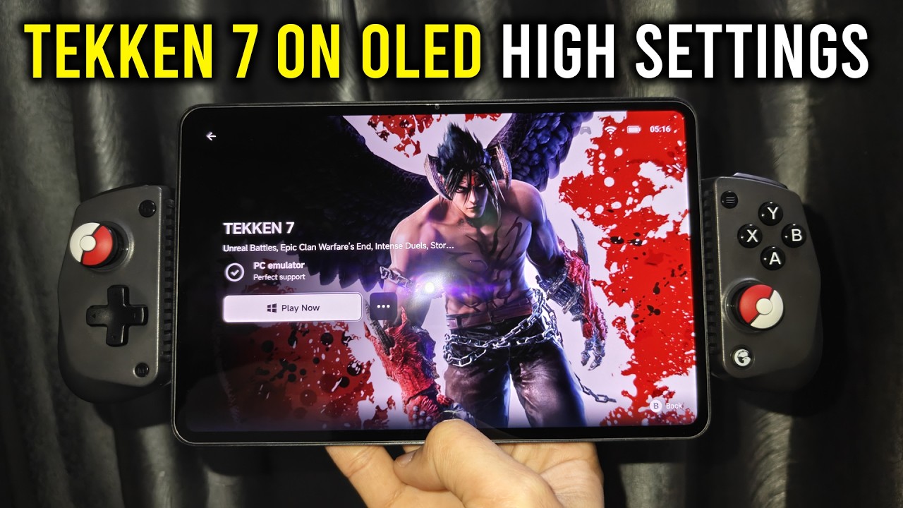 TAKKEN 7 на высоких настройках хорошо смотрится на OLED-экране, стабильная частота 60 кадров в се...