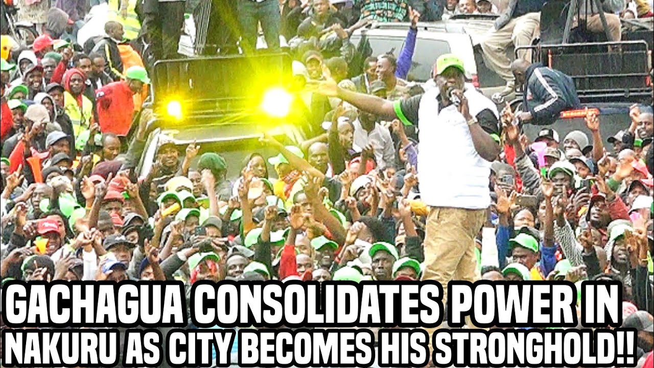 FULL DRAMA‼️Gachagua Consolidates Power in Nakuru as City Becomes His Stronghold‼️
