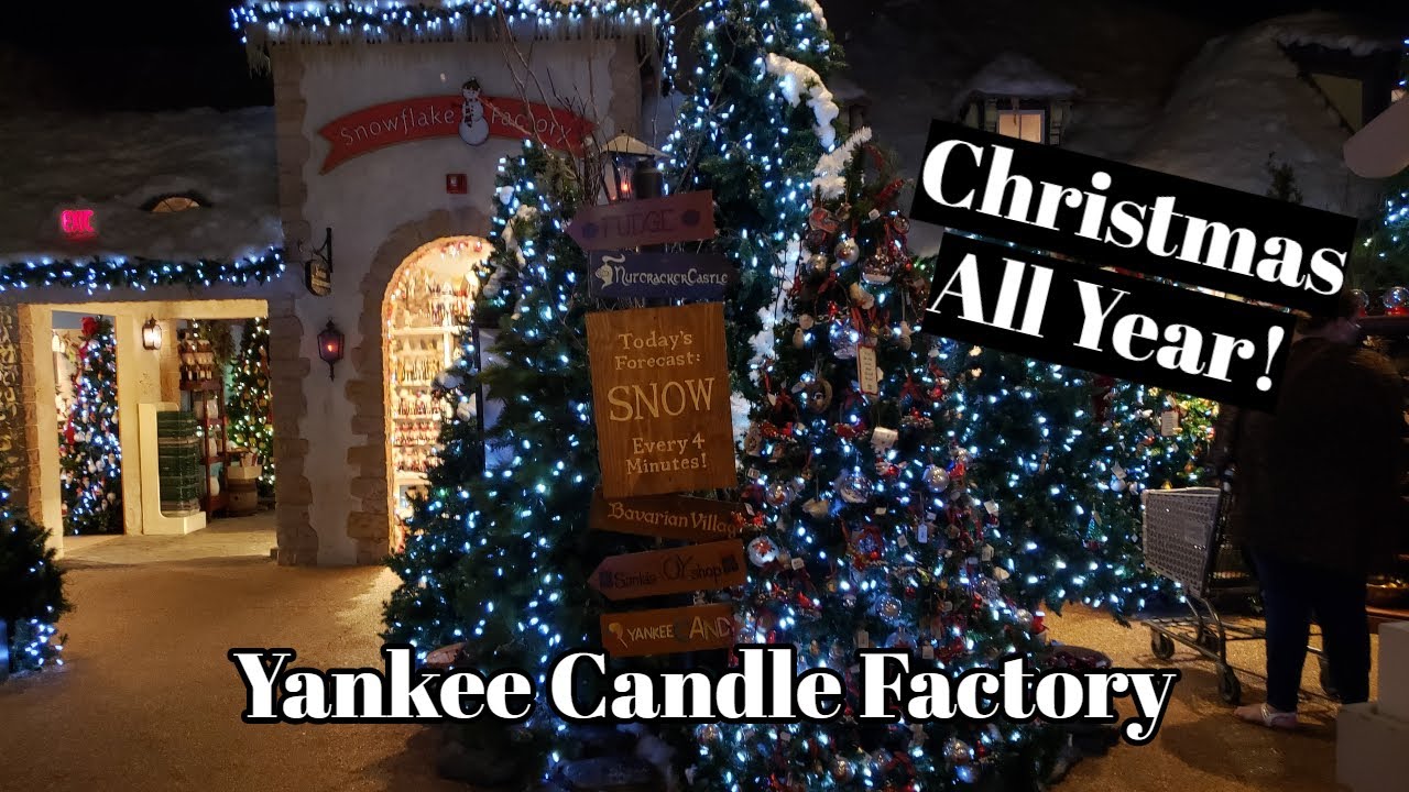 Yankee Candle Village store, Full tour 2020 | Deerfield Massachusetts