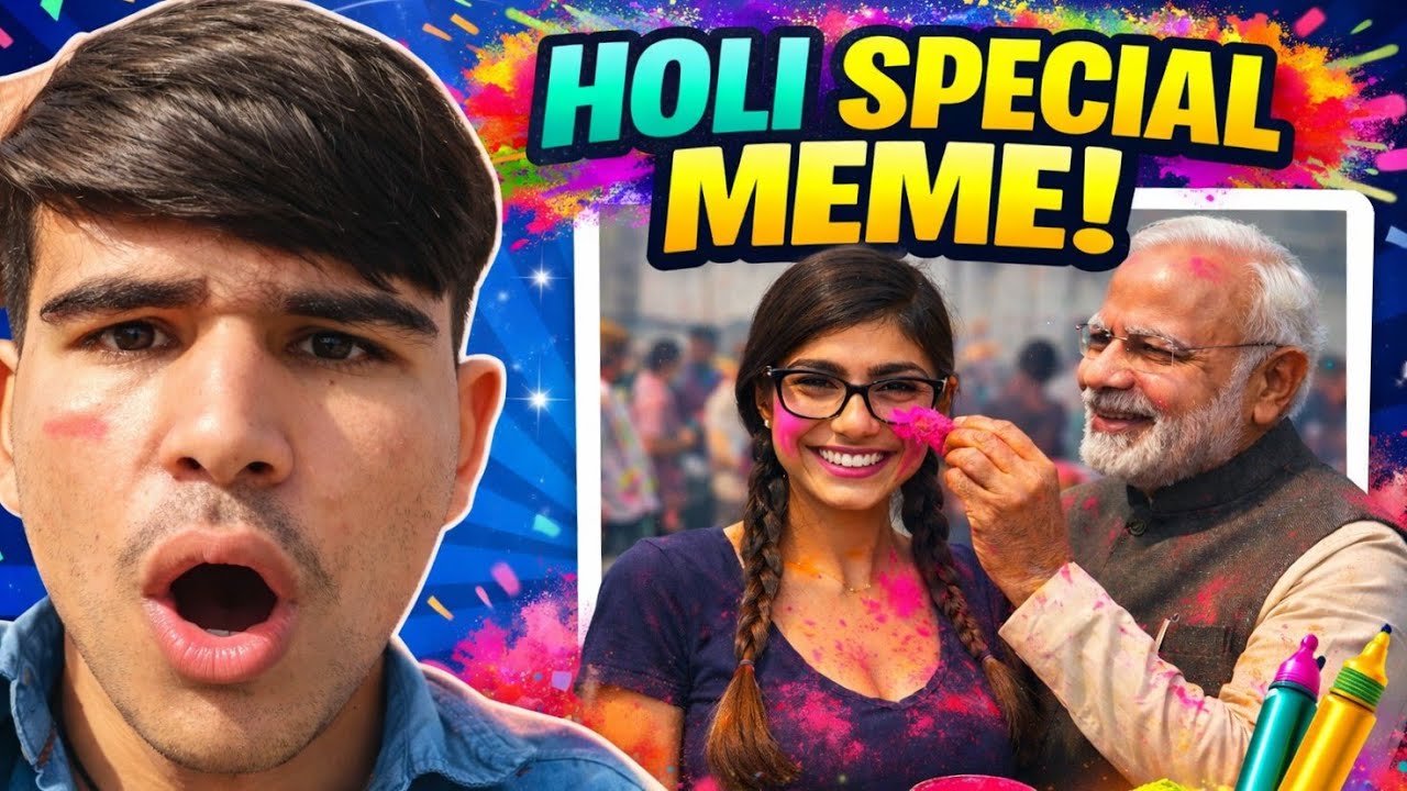 Holi special meme review 😂 || meme review 