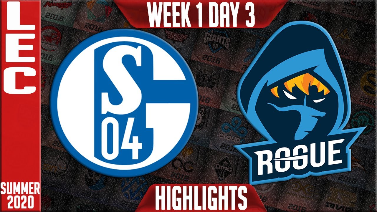 S04 vs RGE Highlights | LEC Summer 2020 W1D3 | Schalke 04 vs Rogue