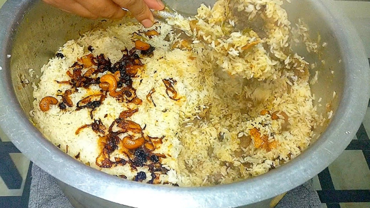 മലബാർ മട്ടൺ ദം ബിരിയാണി | Mutton Dum Biriyani | Easy Mutton Biriyani In Malayalam