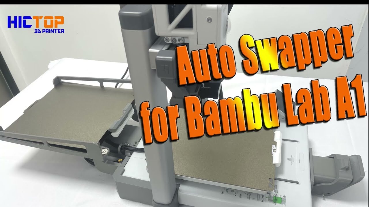 HICTOP Automatic Build Plate Changer for Bambu Lab A1 and Combo Installation Instruction