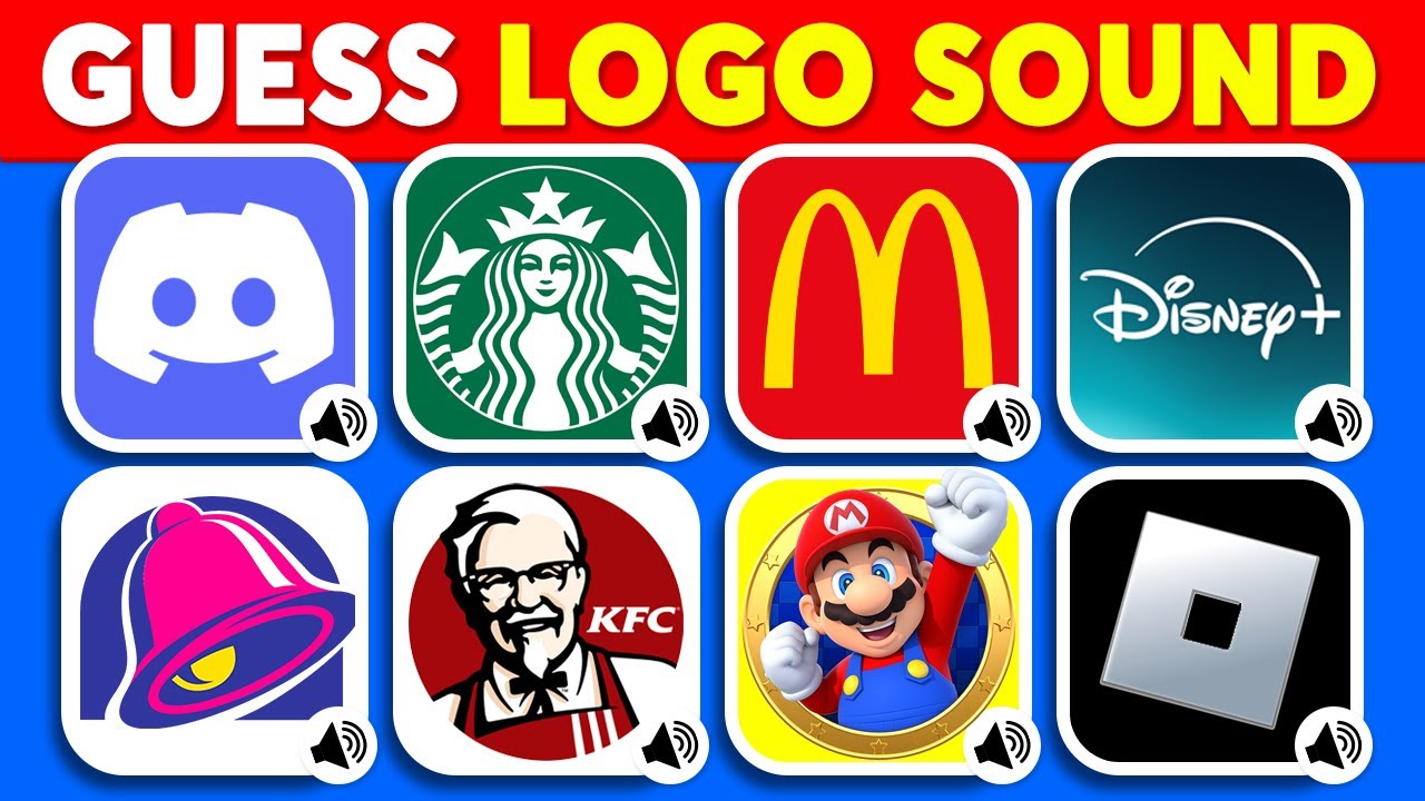 Угадай звук логотипа 🔥🔊 McDonald's, Mario, Starbucks, Discord,... | Викторина по логотипам 2025