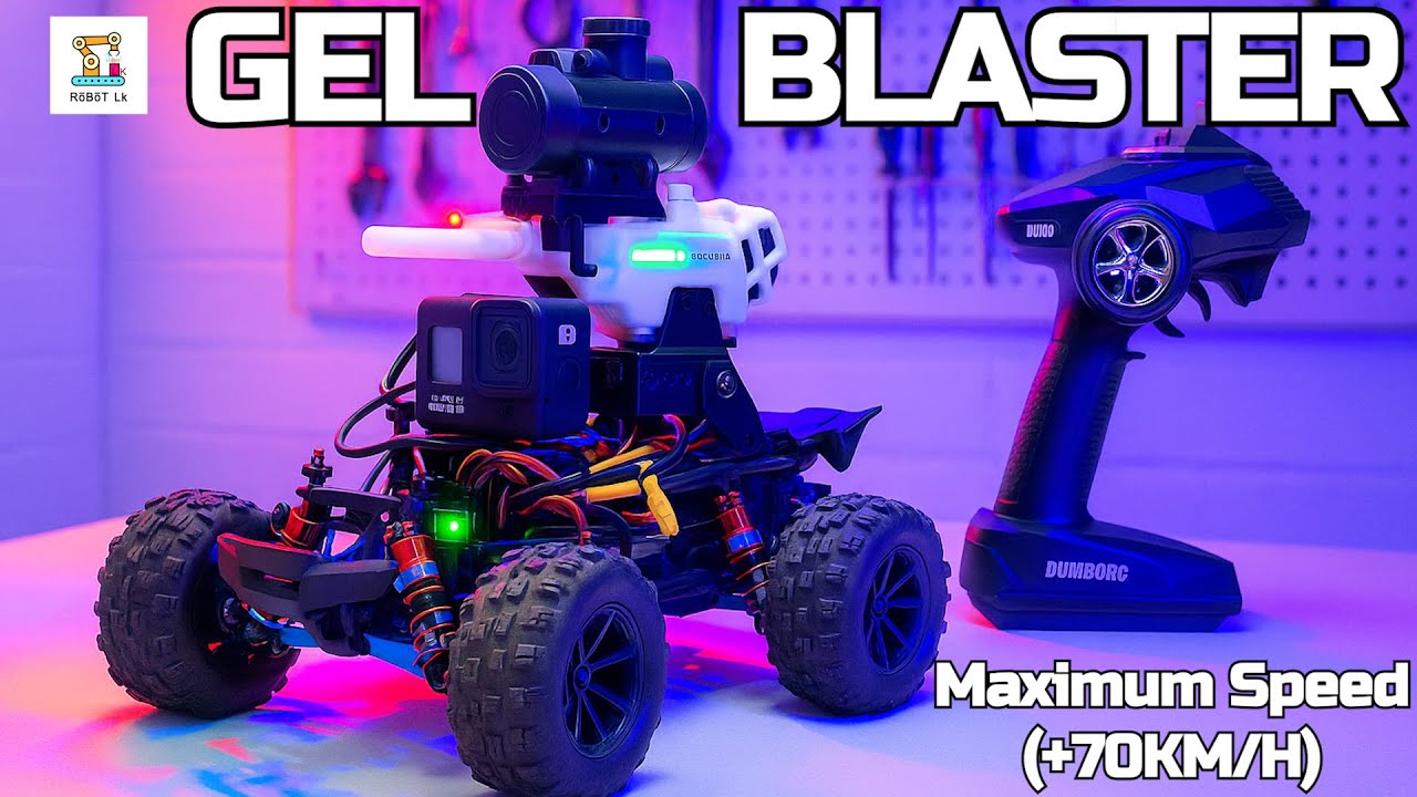 Insane DIY Gel Blaster High Speed RC Car | +70 KM/H  Maximum Speed | Ultimate FPV Action! | 4K UHD