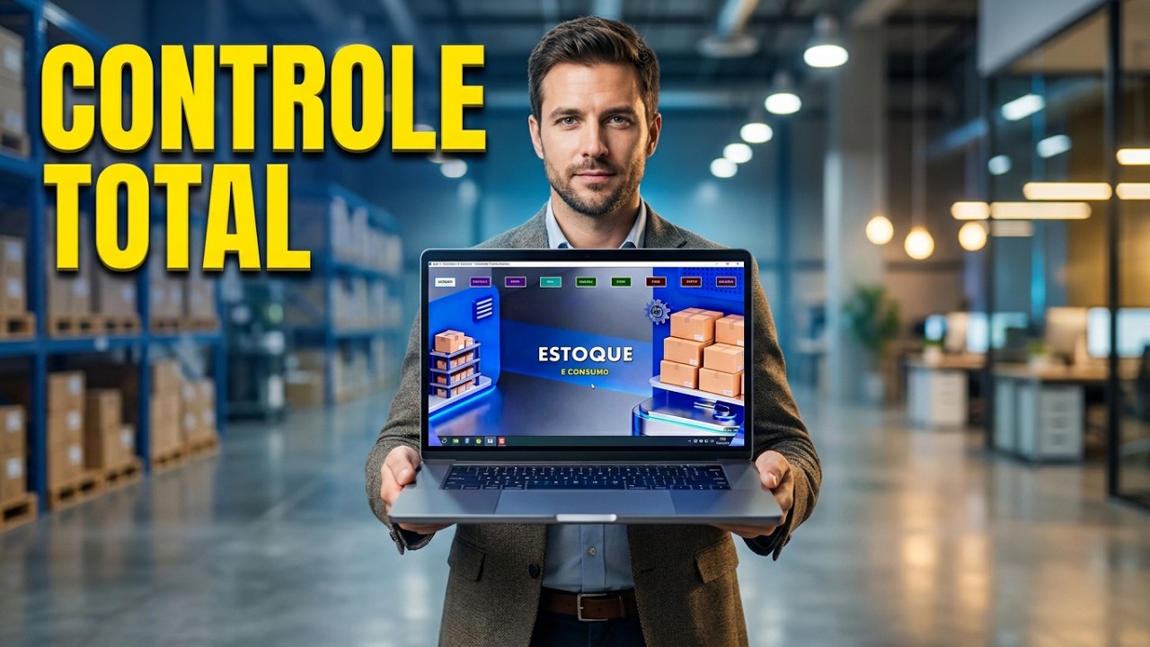 Sistema de Controle de Estoque e Consumo | Melhor que Planilhas Excel | BAIXO CUSTO