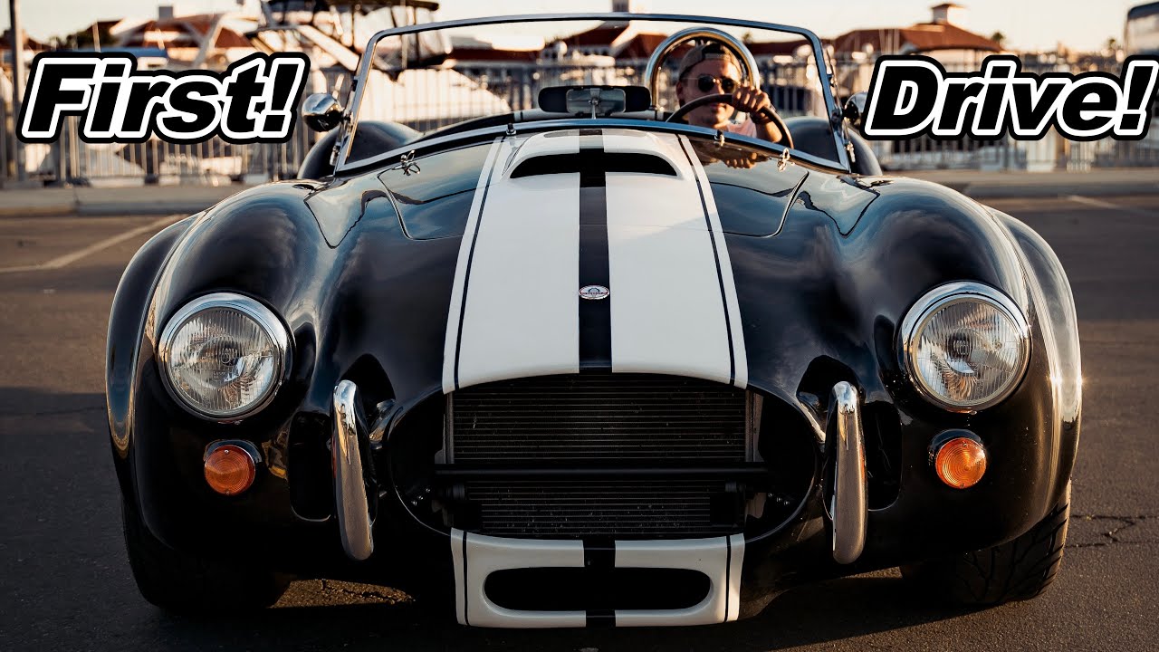 ПЕРВАЯ ПОЕЗДКА на моем Shelby Cobra с кондиционером!!!