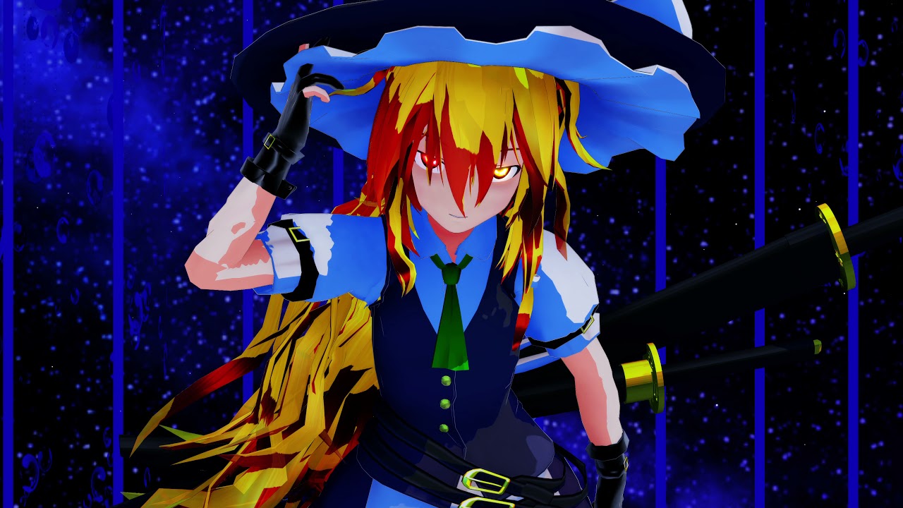 【東方MMD】改変魔理沙で、うっせぇわ (4K画質)