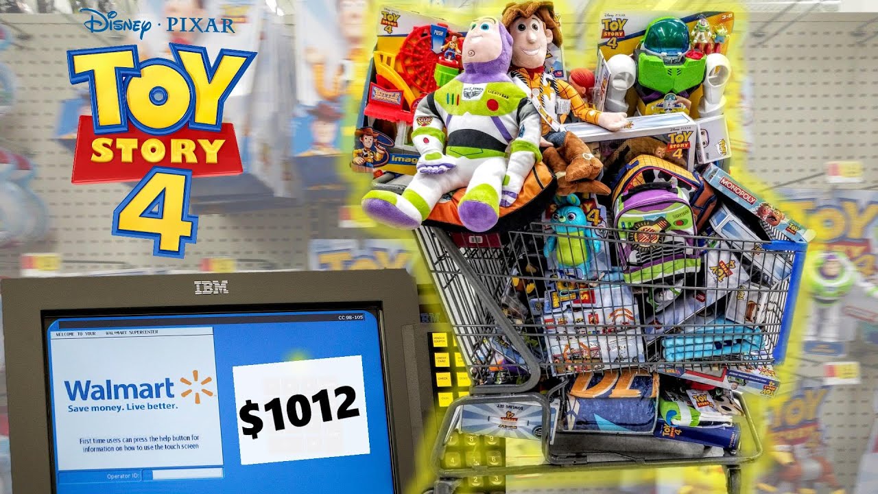 Buying Every Toy Story 4 Product at Walmart! Every toy in stock! Close Up of each!