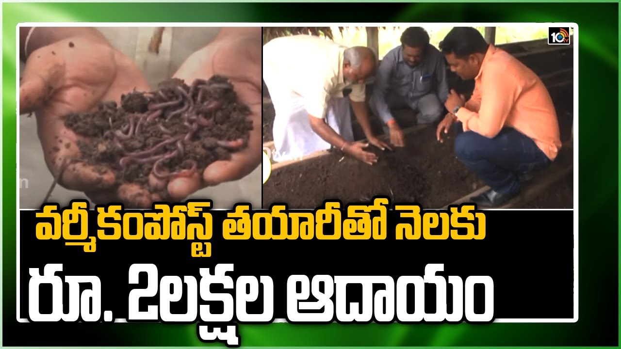 వర్మీకంపోస్ట్ తయారీతో నెలకు రూ. 2లక్షల ఆదాయం: How to make | Vermicompost | Matti Manishi | 10TV News