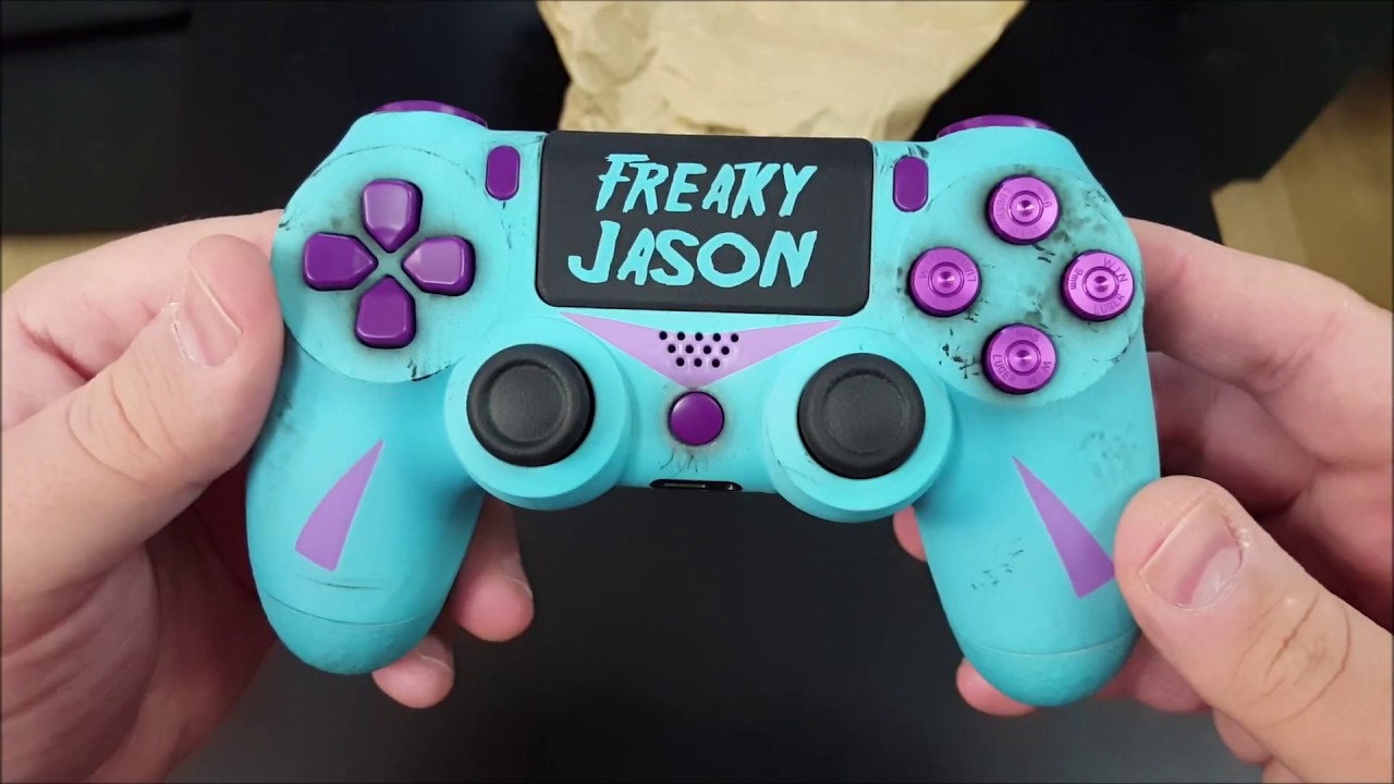 Custom Friday the 13th 8-Bit NES Glow in the Dark PS4 Controller