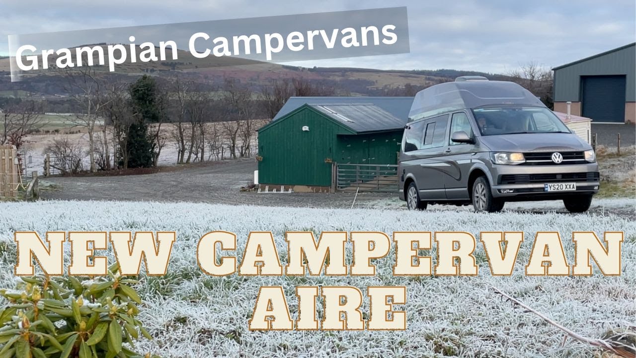 Посетите New Aire от Grampian Campervans в сельской местности Абердиншира