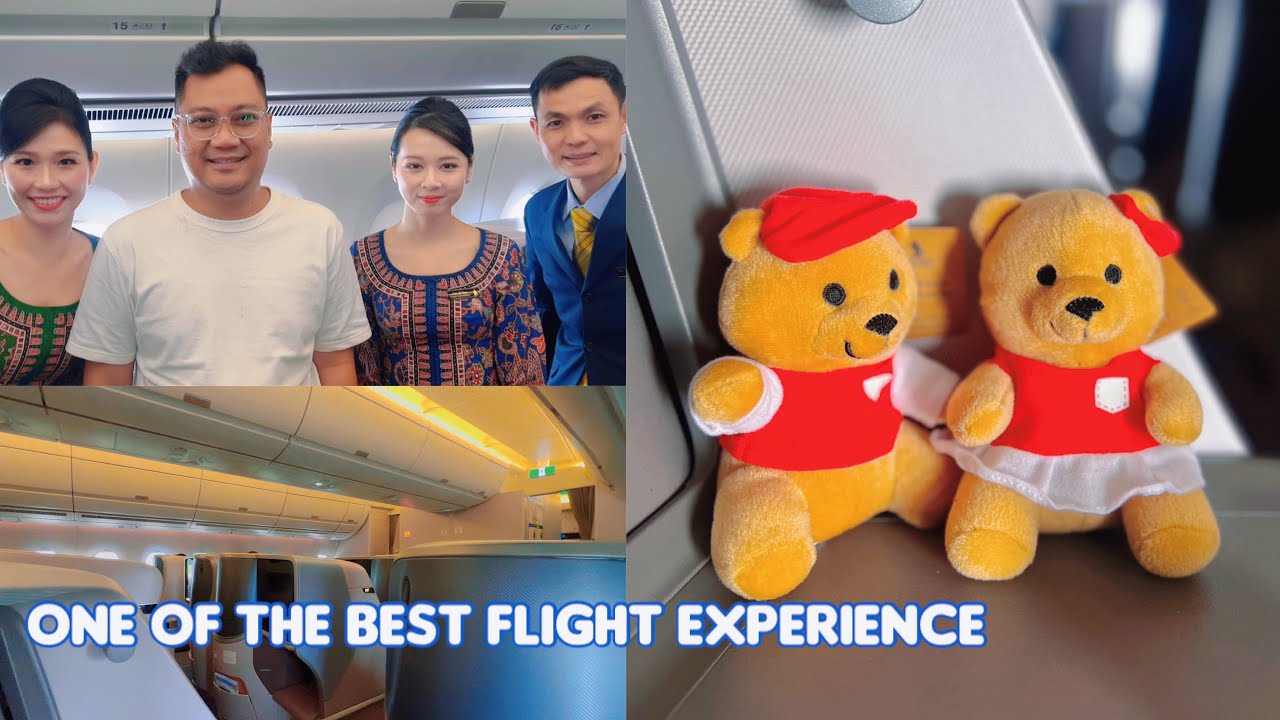 FLIGHT EXPERIENCE BUSINESS CLASS SINGAPORE AIRLINES TO MANILA