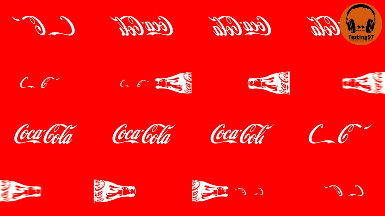 Coca Cola Logo Animation Synchronize 16 Times | SyncsUp