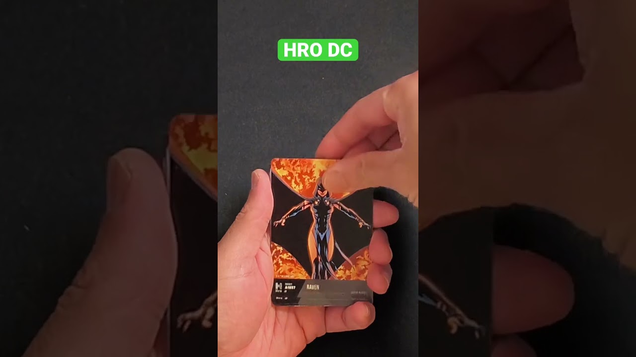 HRO DC Pack Opening- When Pok&eacute;mon card NFT? #shorts #hro #dc #nft #batman #dcuniverse #tcg #superman