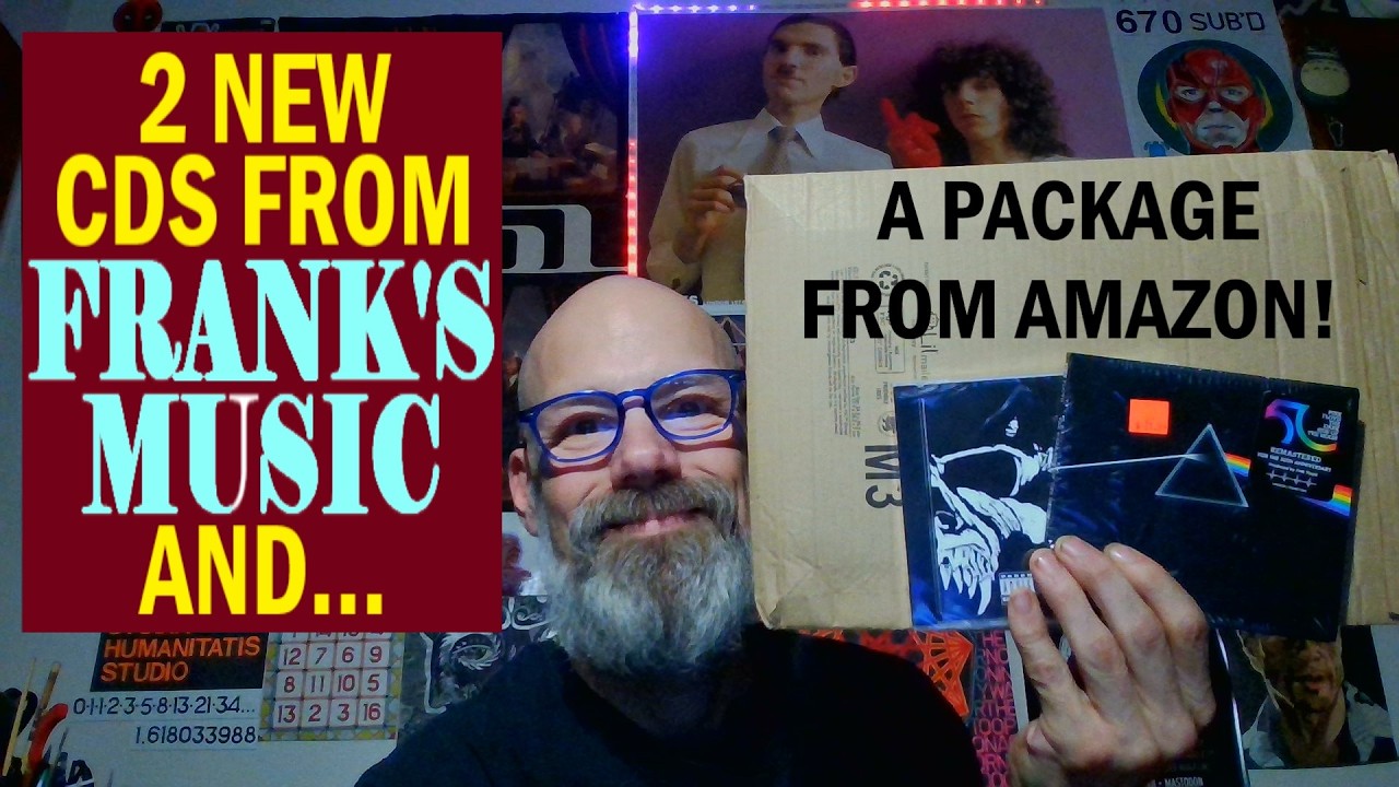 2 NEW CDS FROM FRANK'S MUSIC AND... MY PACKAGE FROM AMAZON