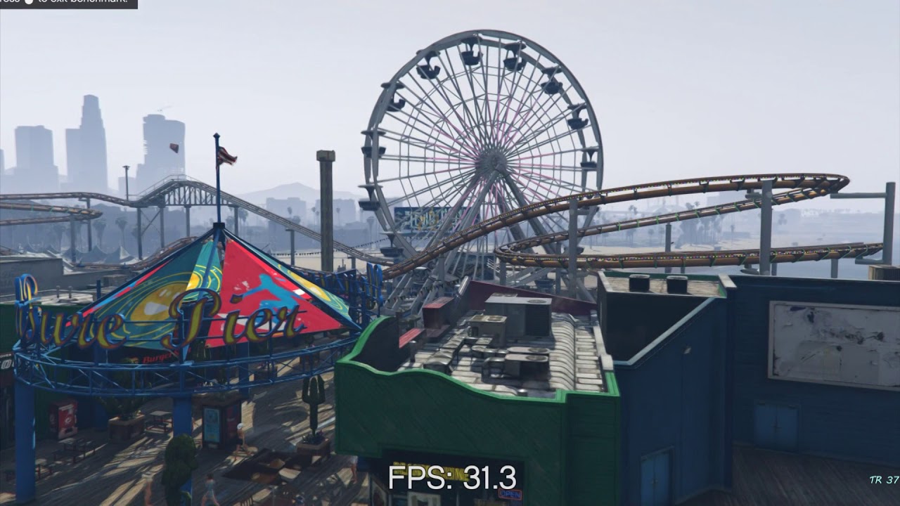 Intel Core i7 7700K & PNY Nvidia Quadro P2000 GTA-5 FPS test_2