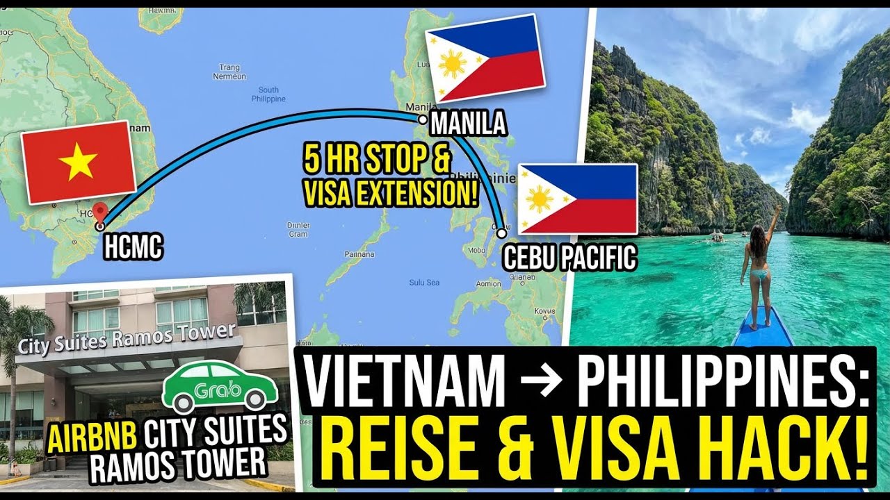VIETNAM ➔ PHILIPPINEN: Der ultimative VISA-HACK & Reise-Guide! 🇵🇭🇻🇳