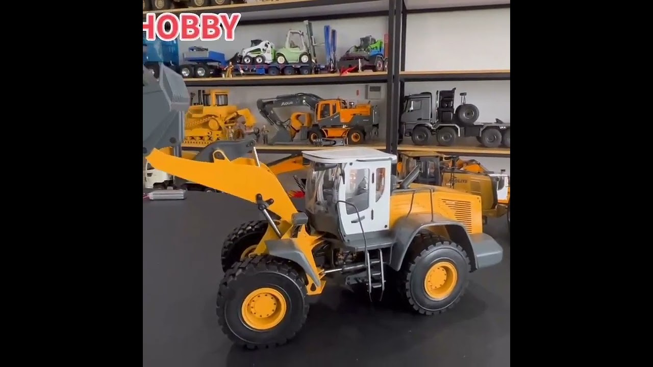 JDM-88 1/14 hydraulic RC loader test the load and lift!