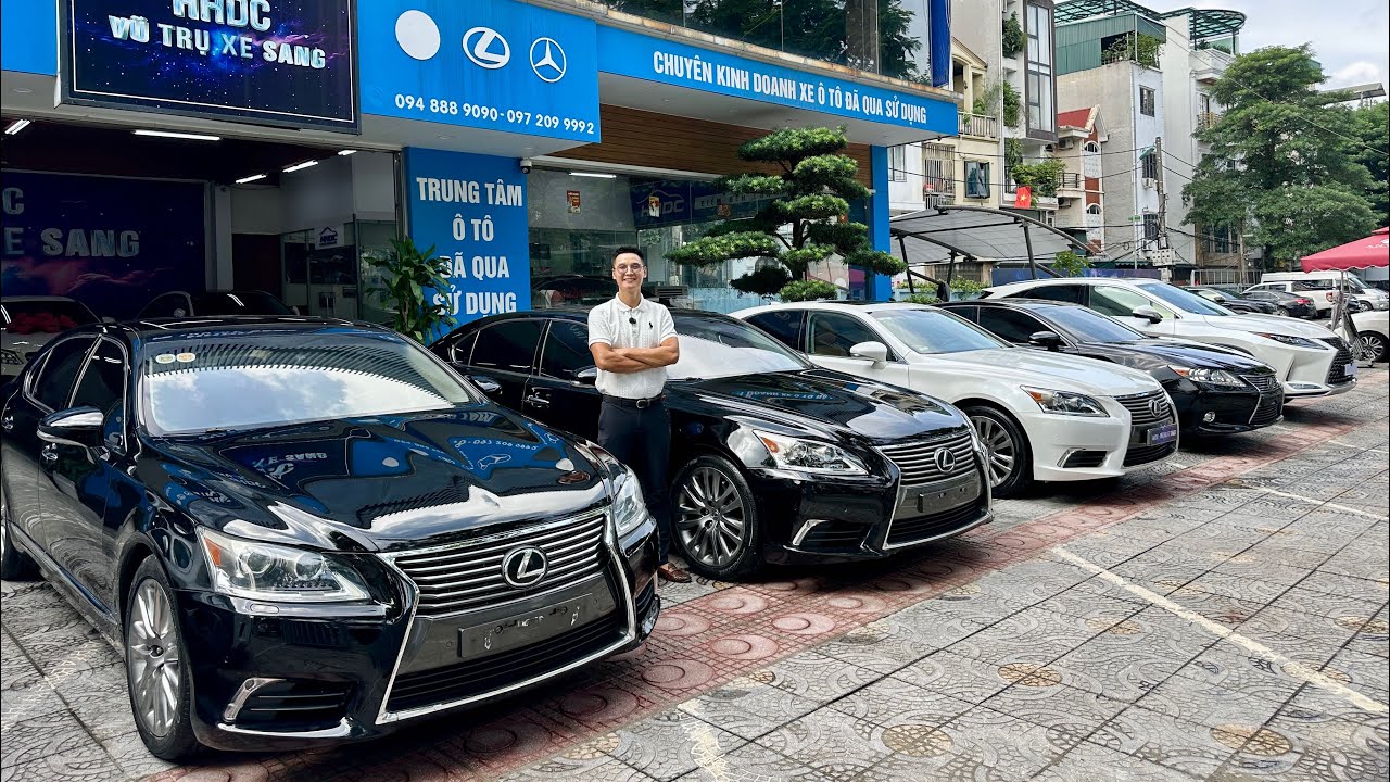 Chào bán dàn 6 chiếc Lexus đang có mặt tại HHDC Luxury Car - Lexus LS460L , RX300, NX300 và ES350