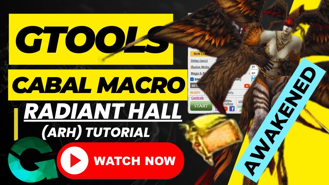 💯 NEW DUNGEON | Awakened Radiant Hall (ARH) | GTools FREE CABAL MACRO ALT-TAB