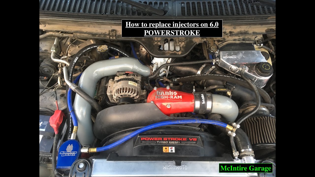 How to replace injectors on a  6.0 powerstroke