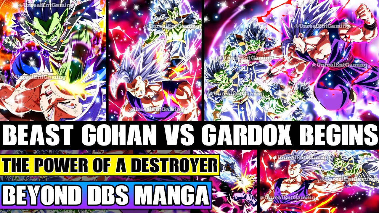 Beyond Dragon Ball Super God Of Destruction Gardox Vs Beast Gohan Begins! A Sinister Power Unveiled