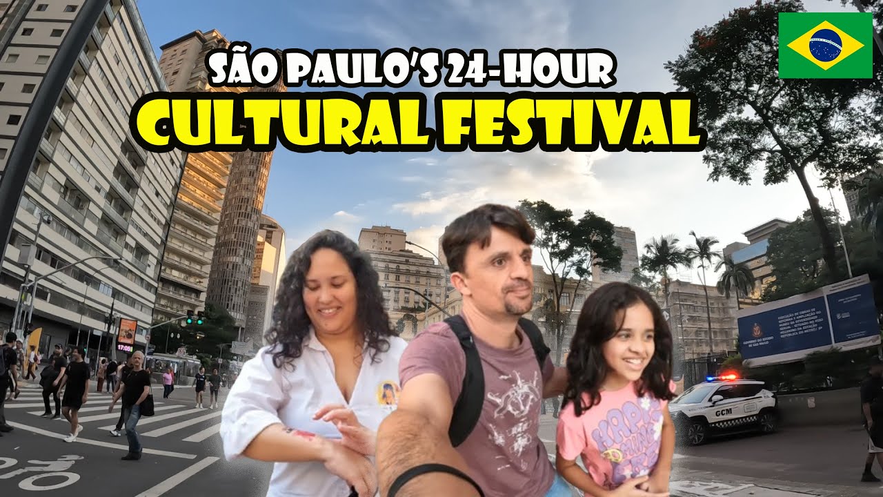 24 HOURS OF CULTURE IN S&Atilde;O PAULO 🇧🇷 | Brazil's Cultural Festival that doesn't sleep!&rdquo;