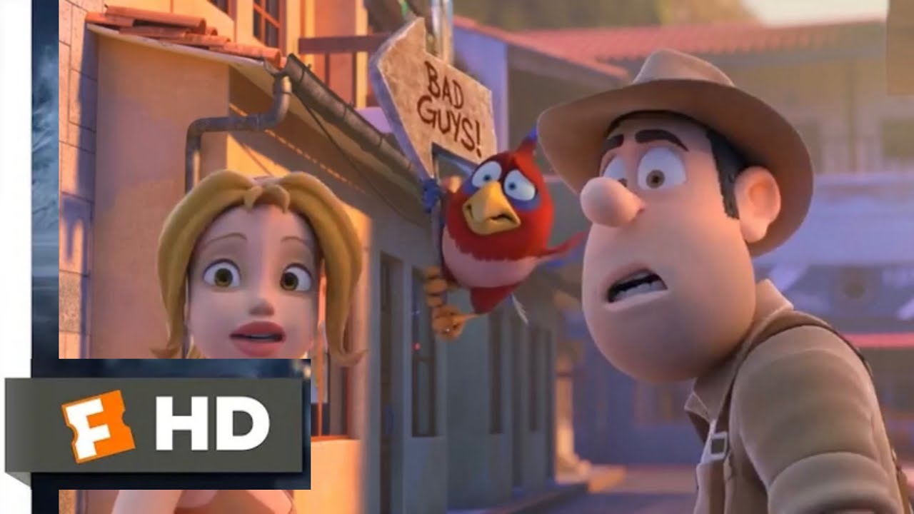 Tad The Lost Explorer (2012) Movie CLIP - Escape Machu Picchu Town Scene (5/10) HD