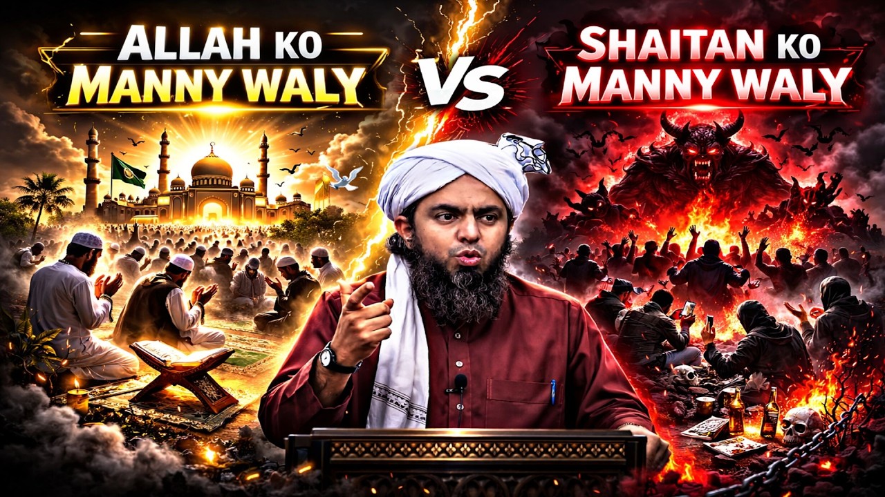 🥺ALLAH Ko Manny Waly VS Shaitan Ko Manny Waly🌏 | Haq or Batil Ka Farq💫 | By Engineer Ali Mirza ❤️⏩